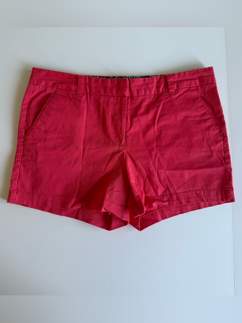 Land N' Sea Coral Pink Chino Shorts Women's Size‎ 14 Classic Summer